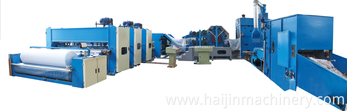 TLD-250 Style Production Line For silk-like cotton